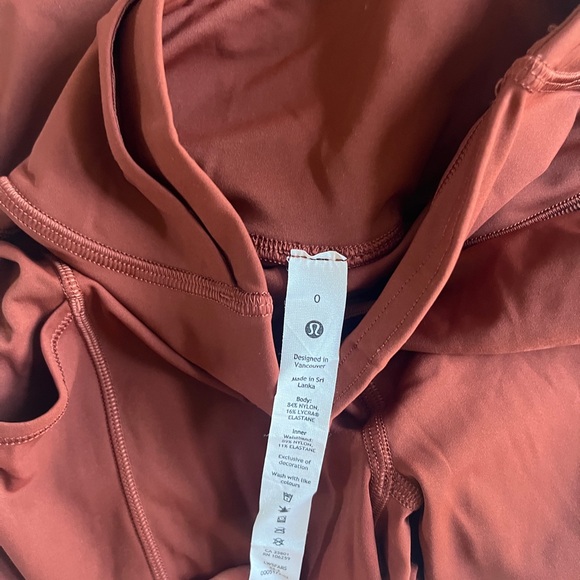 Lululemon Athletica Fast n Free 25” High-Waisted Leggings Size 0 Copper Brown - Picture 3 of 7